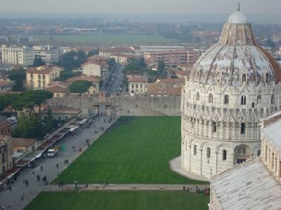 Pisa, vista do alto da Torre