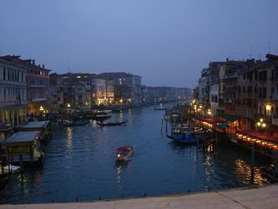 Vista do Canal Grande, da Ponte Rialto