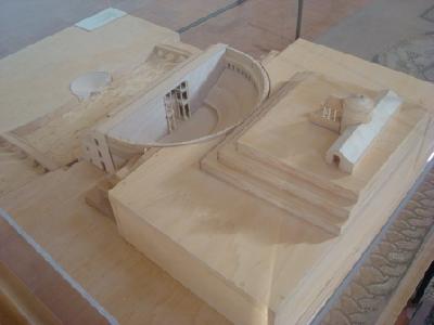 Maquete do Teatro Romano