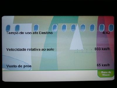 Faltam 4:42hr para o pouso em Guarulhos