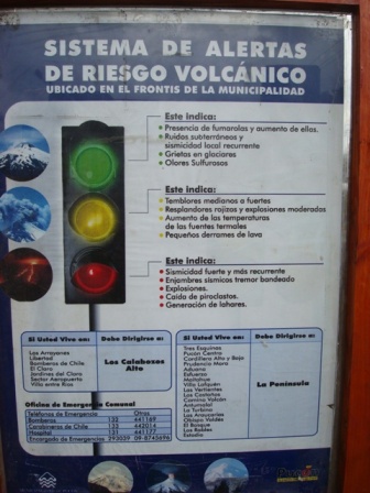 Explicação sobre o semáforo vulcânico