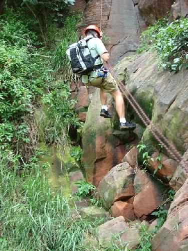 Descendo a face norte