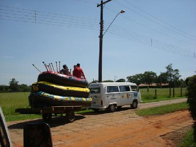 Instrutores do rafting