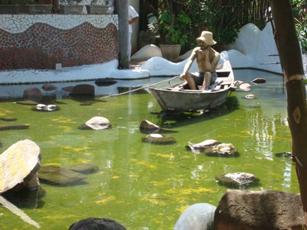 Paisagismo em frente ao Mangai