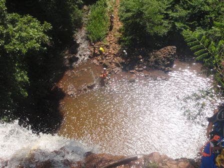 Cachoeira das Andorinhas vista de cima