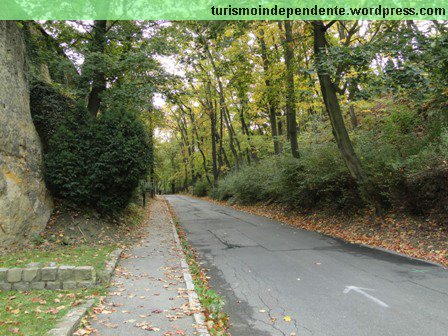 Caminho até a torre Petřínská Rozhledna