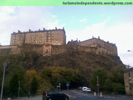 Primeira foto do Castelo de Edimburgo