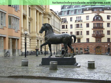 Monumentos de cavalos na Stallgatan