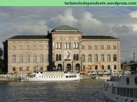 Museu Nacional, agora com um pouco de sol