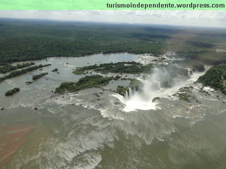 Sobrevoo pelas Cataratas do Iguaçu - Garganta do Diabo