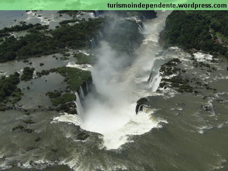 Sobrevoo pelas Cataratas do Iguaçu - Garganta do Diabo