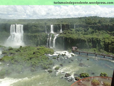 Cataratas do Iguaçu - pasarela brasileira para ver a Garganta do Diabo