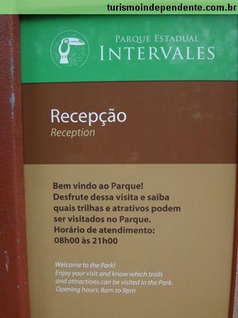 Recepção Parque Estadual Intervales