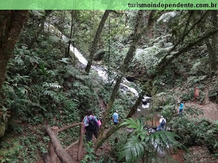 Chegando na Cachoeira do Mirante