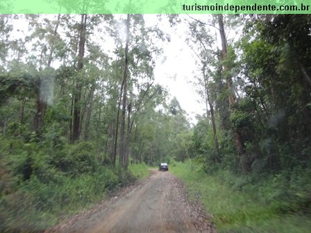Estrada entre Ribeirão grande e o Paraíso Eco Lodge