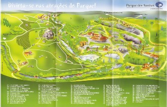Mapa do Parque dos Sonhos Clique para ampliar