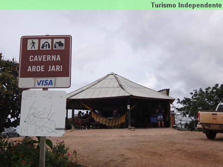 Chegando na recepção-restaurante