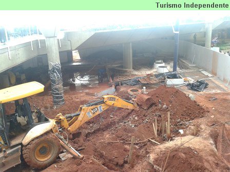 Obras no aeroporto de Brasília/DF