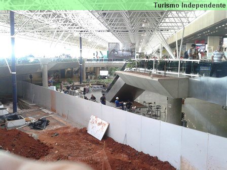 Obras no aeroporto de Brasília/DF