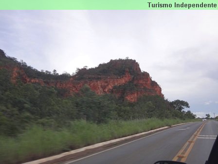 Paisagem na estrada para Chapada dos Guimarães