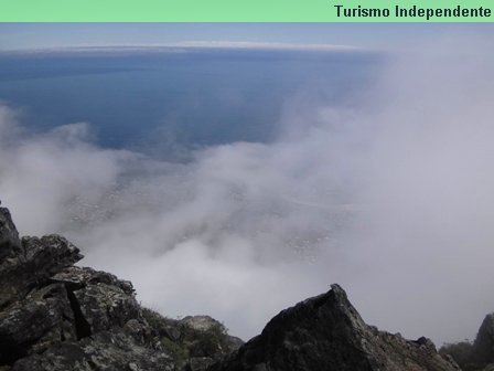 Vista do topo da Table Mountain.