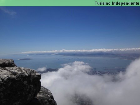 Vista do topo da Table Mountain.