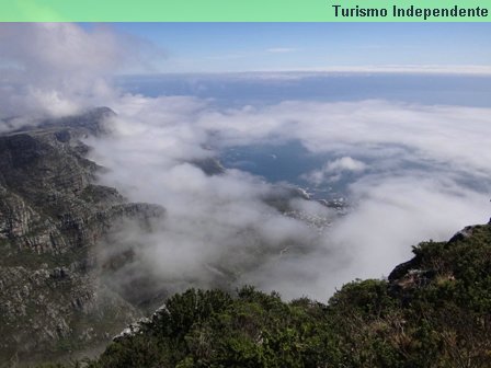 Vista do topo da Table Mountain.