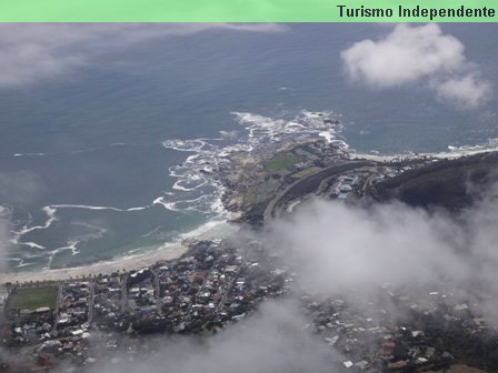 Vista do topo da Table Mountain.