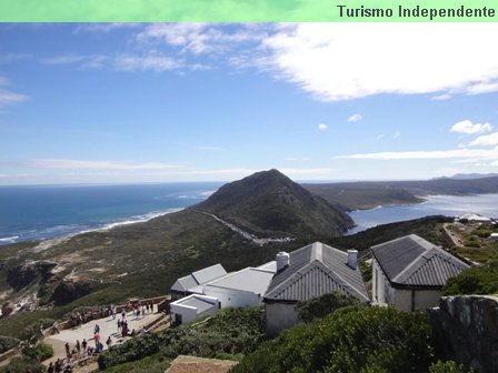 Vista estando no farol de Cape Point.