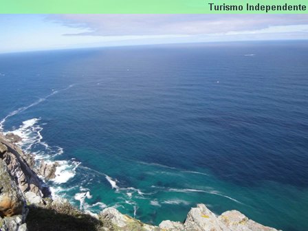 Vista estando no farol de Cape Point.