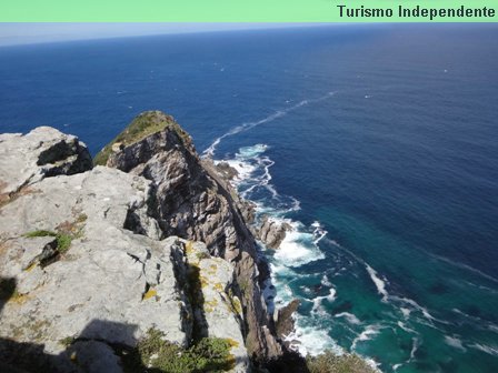 Vista estando no farol de Cape Point.