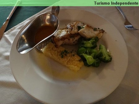 Barramundi - Restaurante Sorrento, em Perth.