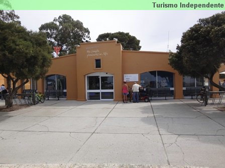 Centro de recepção de visitantes em Rottnest Island.