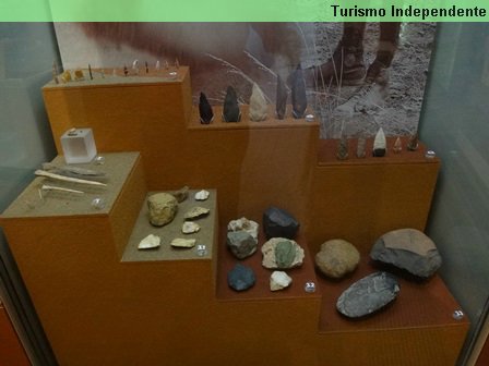 Artefatos de pedra dos primeiros habitantes da Austrália.