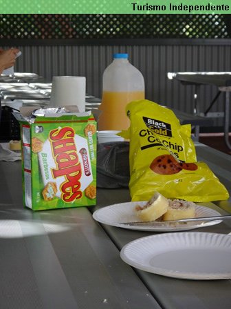 Café da manhã incluso no passeio.