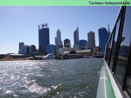 Perth, vista do ferry.