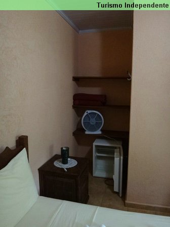 Quarto na Pousada da Gameleira.