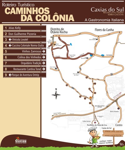 Roteiro Turístico Caminhos da Colônia.