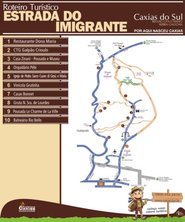 Roteiro Turístico Estrada do Imigrante.