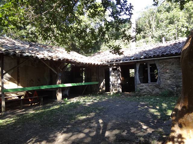 Ruínas de um engenho de farinha na Trilha da Costa da Lagoa.