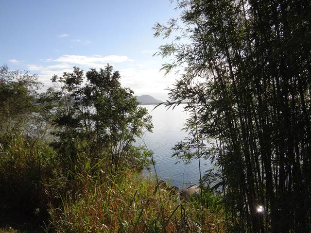 Paisagem na Trilha da Costa da Lagoa ao Canto dos Araçás.