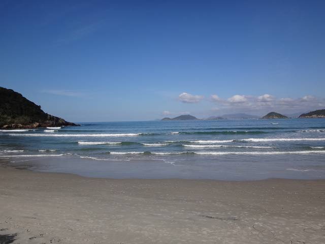 Praia de Naufragados, em Floripa.