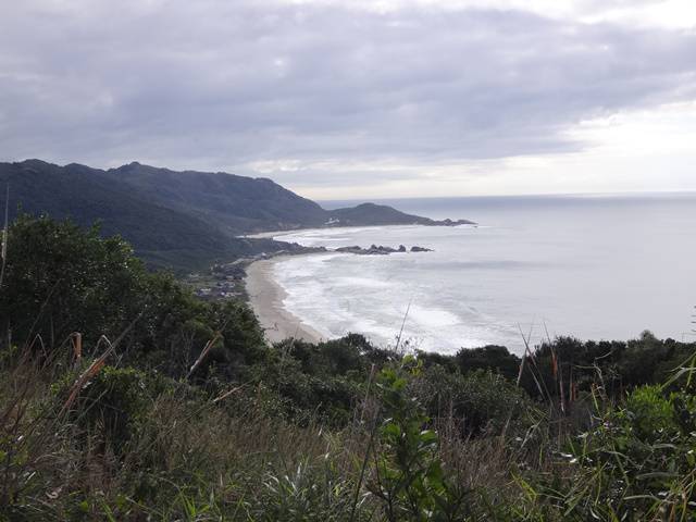 Praia Mole vista da Trilha do Gravatá.