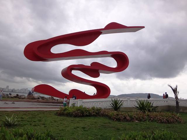 Monumento no Parque Municipal.