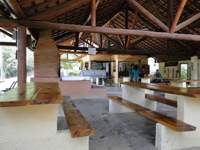 Área do restaurante Japiapé.