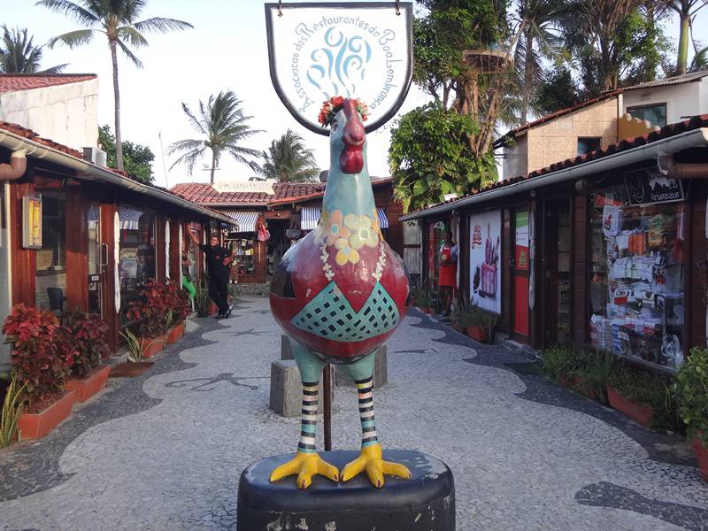 Uma das obras do Carcará em Porto de Galinhas.