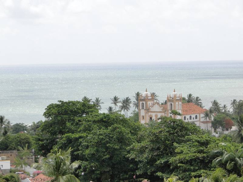 Vista do mirante em frente a Igreja da Misericórdia.