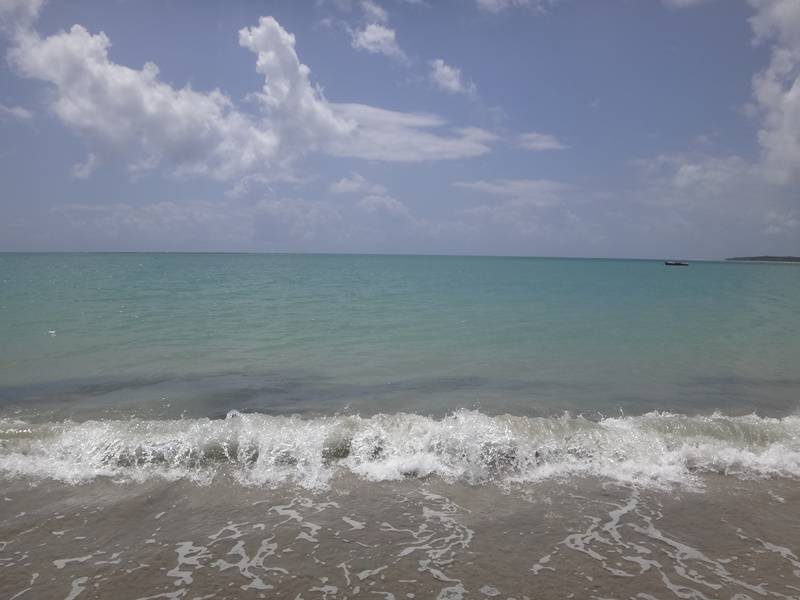 Praia de Tamandaré: Água calma e quente.