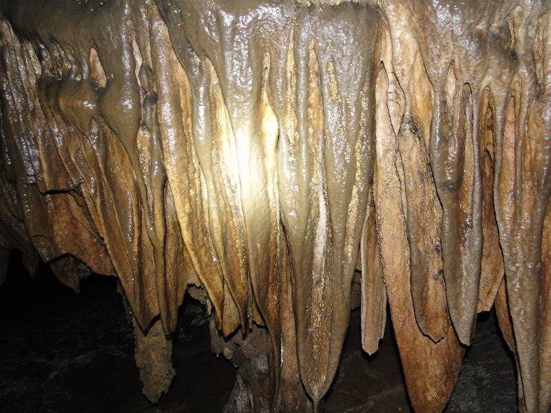 Formações rochosas - PETAR - Caverna Santana.