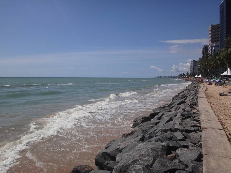 Praia de Boa Viagem, em Recife.